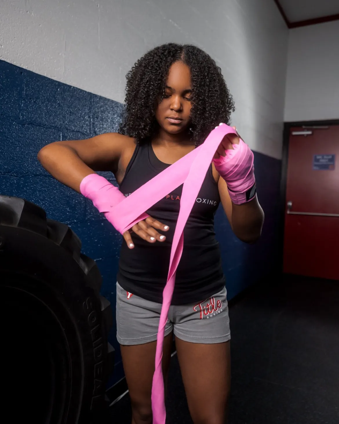 Fighting Sports Gloves and Wraps Bundle