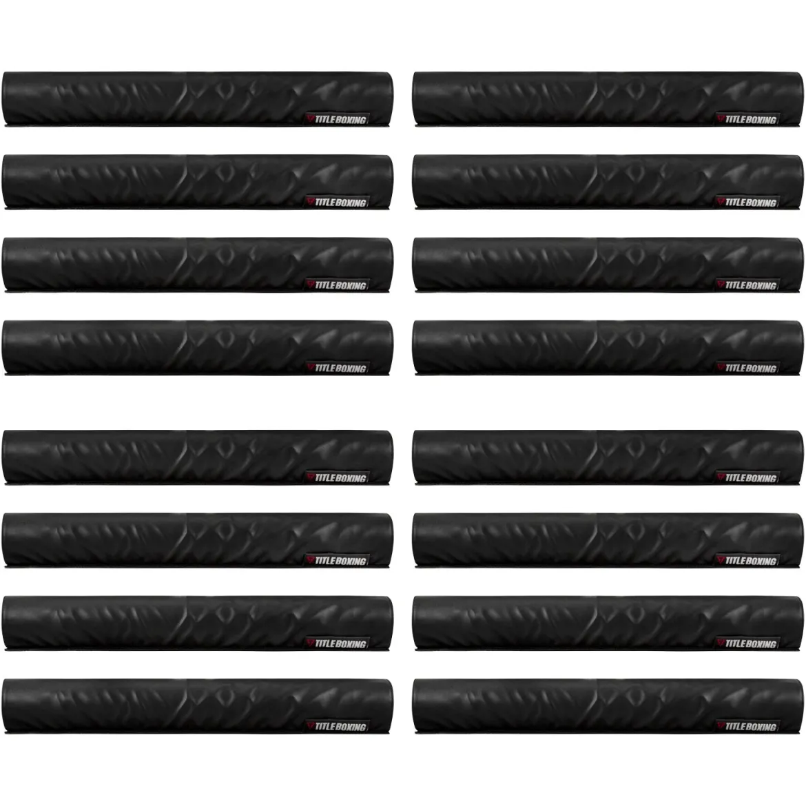 TITLE Boxing Blank Ring Turnbuckle Covers (Set of 16)