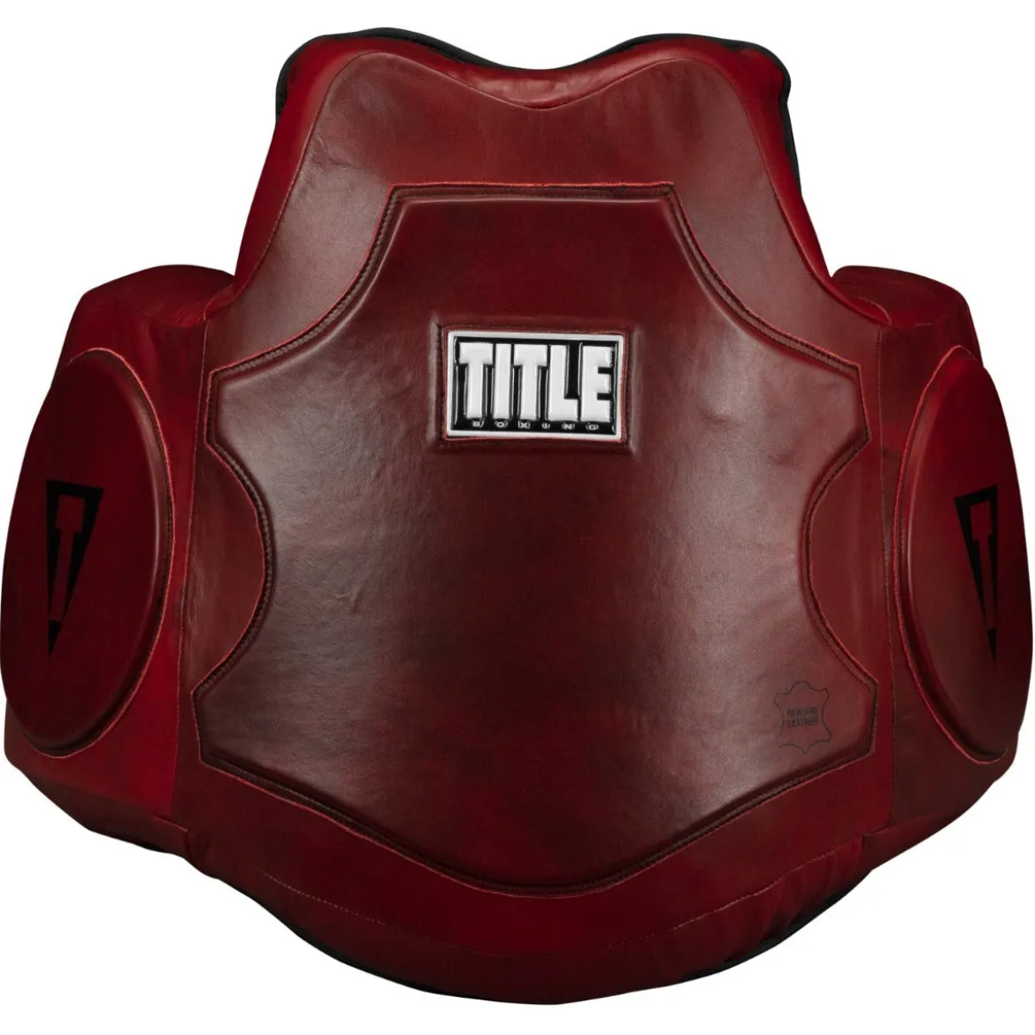 TITLE Boxing Blood Red Leather Body Protector