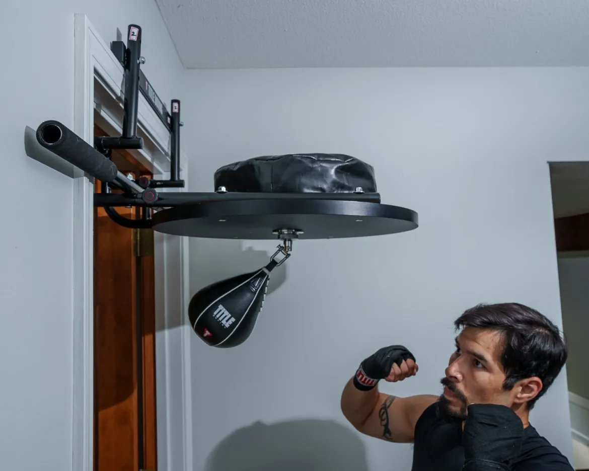 TITLE Boxing Complete Doorway Speed Bag Platform