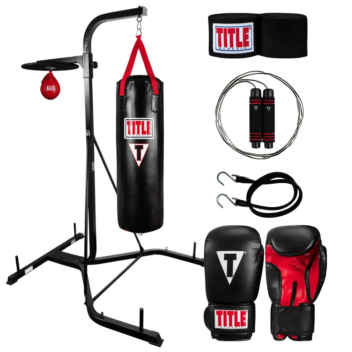 TITLE Boxing Heavy Bag & Speed Bag Training Bundle