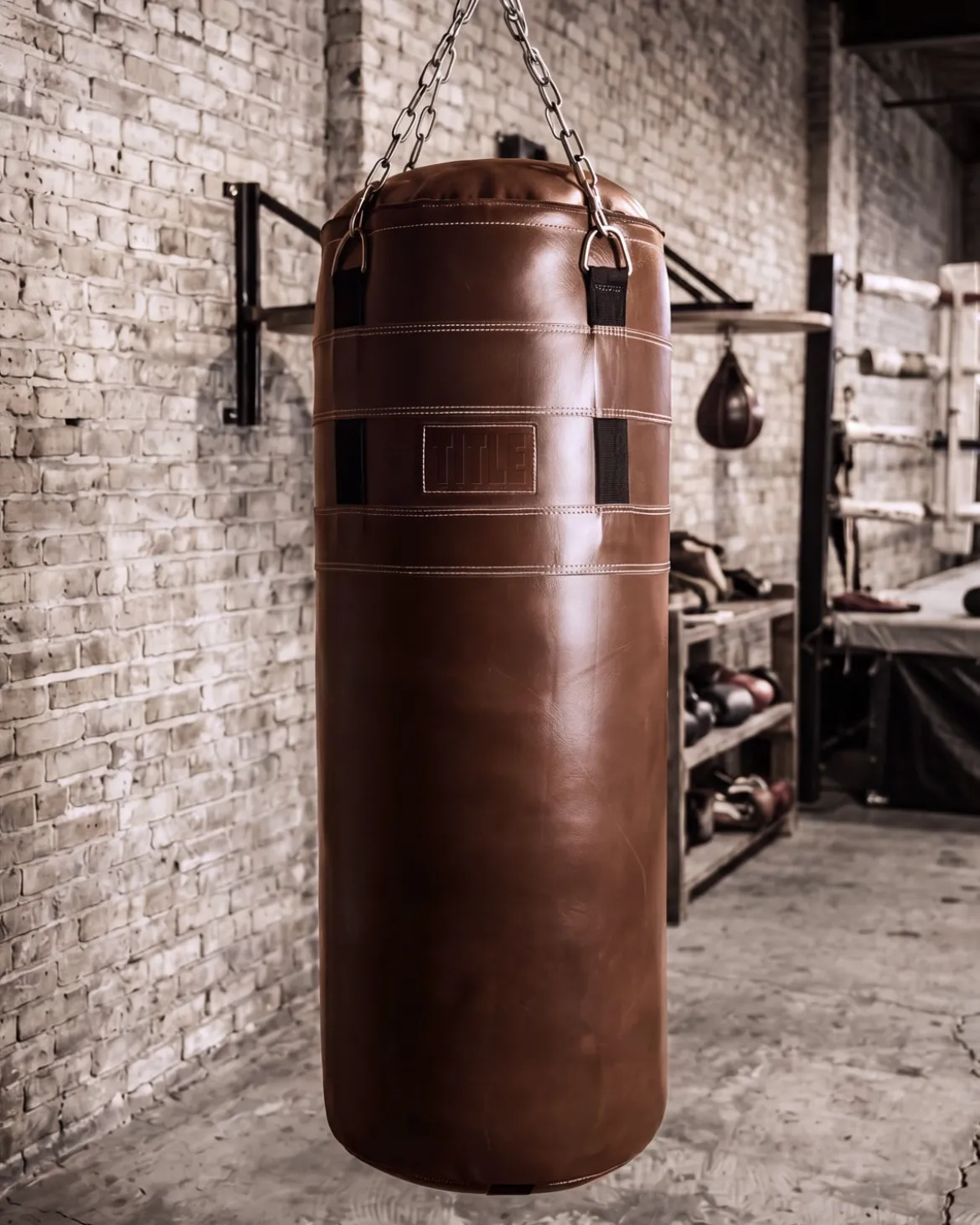 TITLE Boxing KO-Vert Leather Heavy Bag