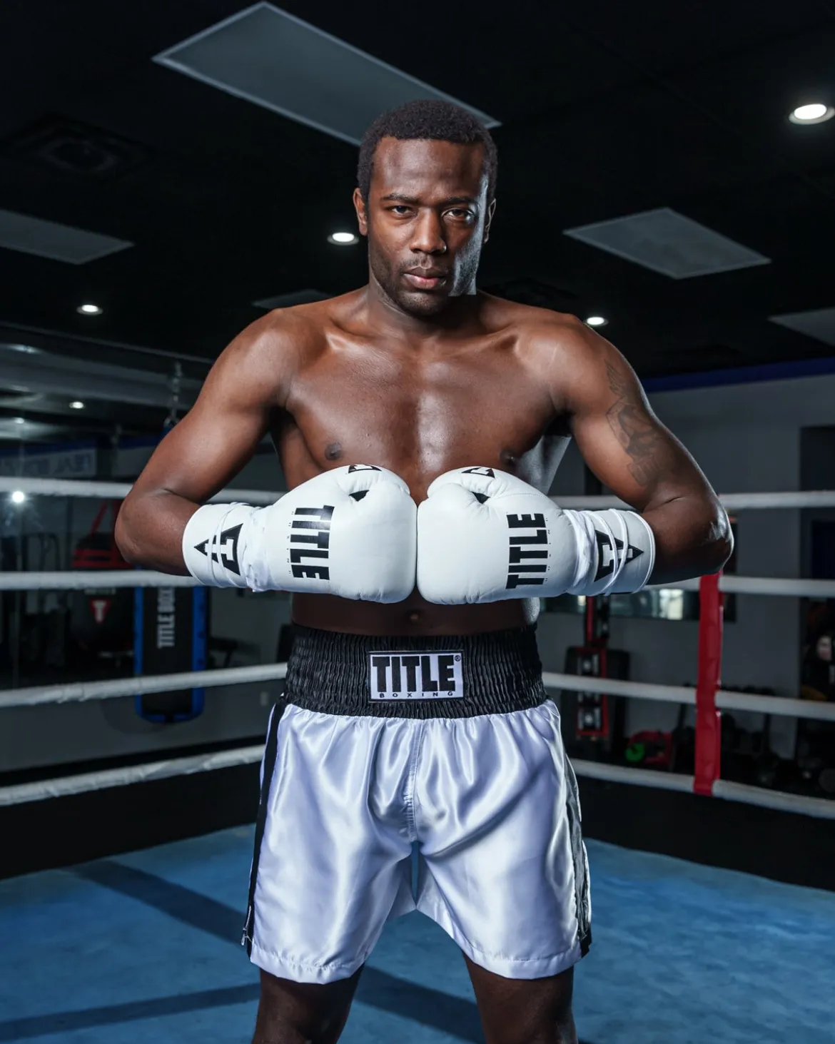 TITLE Boxing Leather Pro Fight Boxing Gloves
