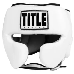 TITLE Boxing Leather Sparring Headgear