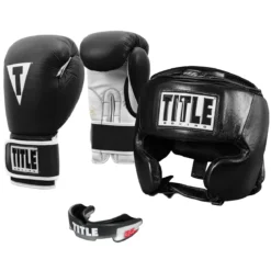TITLE Boxing Leather Sparring Bundle