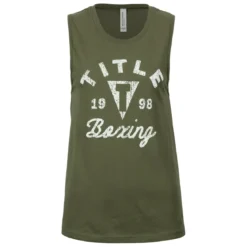 TITLE Boxing Women's Distressed Label Muscle Tank