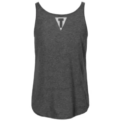 TITLE Boxing Women's Striped Wordmark Cropped Tank