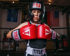 TITLE Classic USA Boxing Competition Headgear – With Cheeks