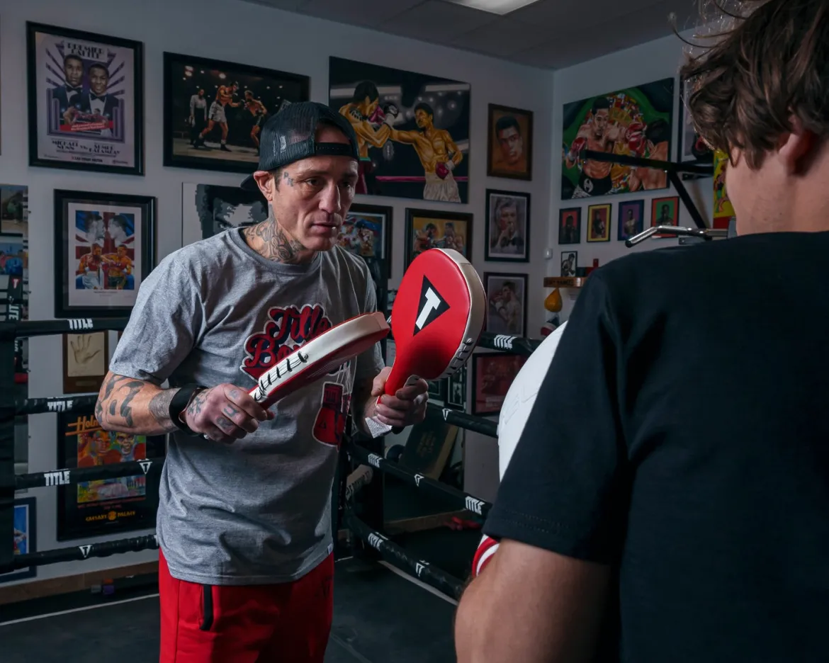 TITLE Punch Training Paddles