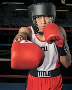 TITLE USA Boxing Competition Headgear - Open Face