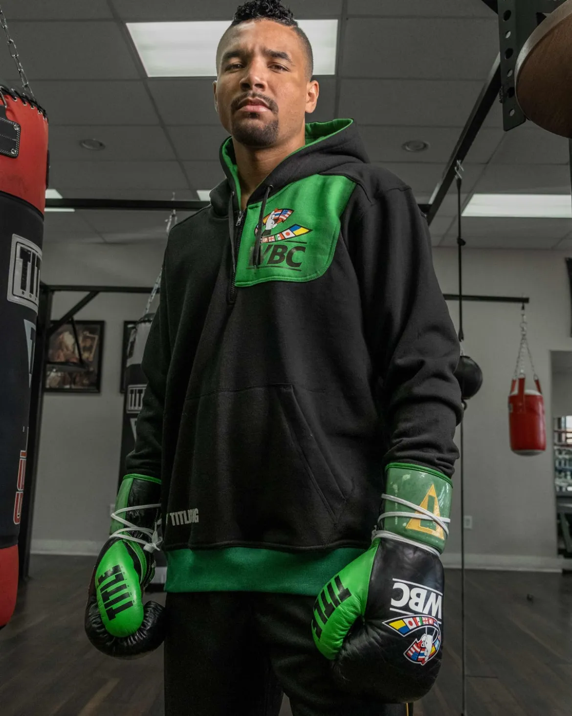 TITLE WBC 1/4 Zip Hooded Sweatshirt
